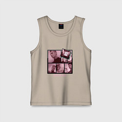 Майка детская хлопок Depeche Mode - Little 15, цвет: миндальный