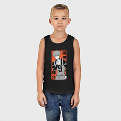 Майка детская хлопок Кунигами, цвет: черный — фото 2