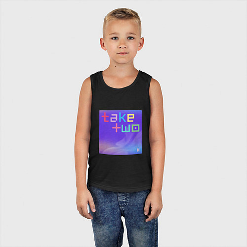 Детская майка BTS Take Two / Черный – фото 5