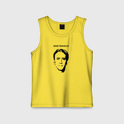 Майка детская хлопок Без Лица, цвет: желтый