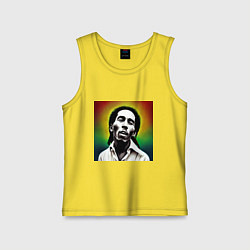 Детская майка Боб Марли в традиционном триколоре