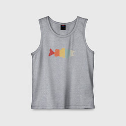 Детская майка Color fish