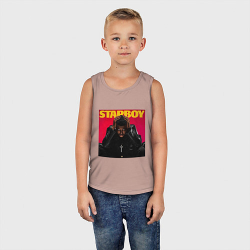 Детская майка The hills / Пыльно-розовый – фото 5