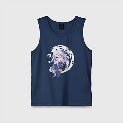 Майка детская хлопок Фокалорс, цвет: тёмно-синий