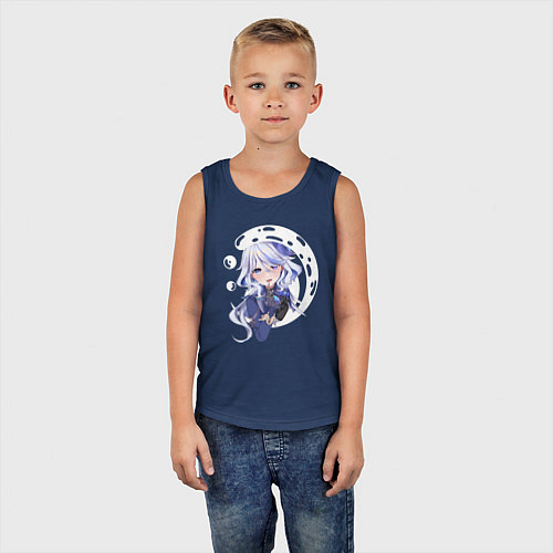 Детская майка Фокалорс / Тёмно-синий – фото 5