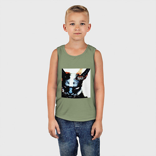 Детская майка Slipkat Meowa / Авокадо – фото 5