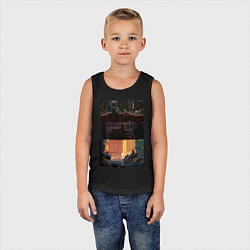 Майка детская хлопок Akira Cyberpunk 2077, цвет: черный — фото 2