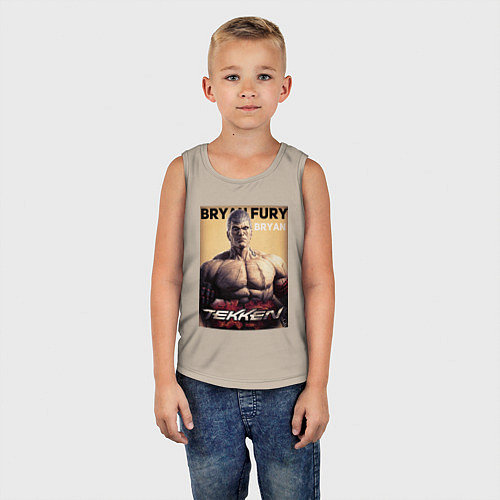 Детская майка Tekken 8 Bryan Fury / Миндальный – фото 5