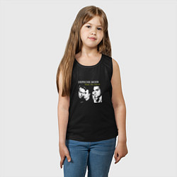 Майка детская хлопок Depeche Mode - Shake The Disease Faces, цвет: черный — фото 2