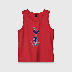 Майка детская хлопок Tottenham Hotspur fc sport, цвет: красный