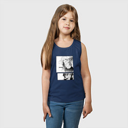 Майка детская хлопок Манга Хоримия, цвет: тёмно-синий — фото 2