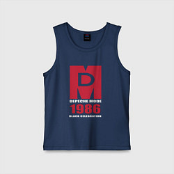 Майка детская хлопок Depeche Mode - Black Celebration album merch, цвет: тёмно-синий