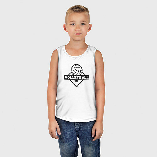 Детская майка Volleyball club / Белый – фото 5