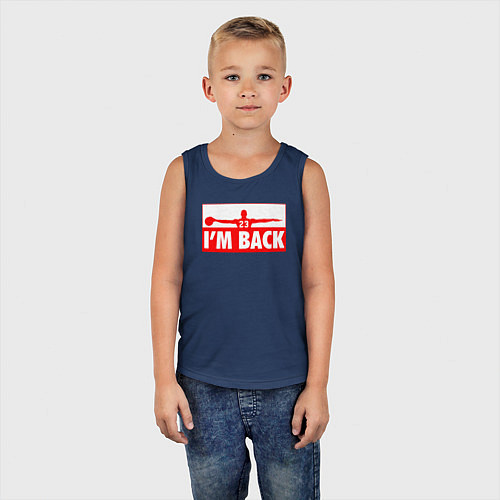 Детская майка Возвращение Джордана / Тёмно-синий – фото 5