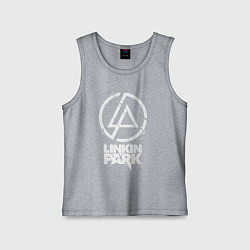 Майка детская хлопок Linkin Park - white, цвет: меланж