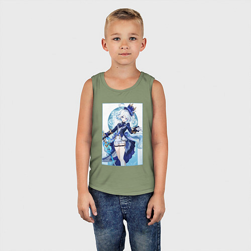 Детская майка Фурина - Геншин импакт / Авокадо – фото 5