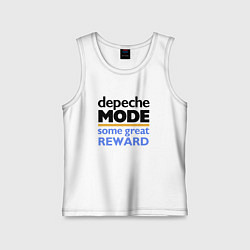 Майка детская хлопок Depeche Mode - Some Great Reward, цвет: белый