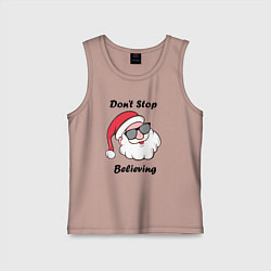 Детская майка Не бросай верить