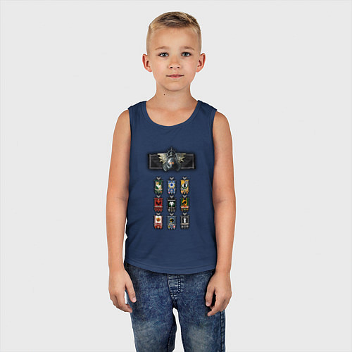 Детская майка Легионы лоялисты / Тёмно-синий – фото 5