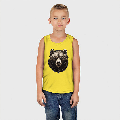 Детская майка Хозяин тайги / Желтый – фото 5