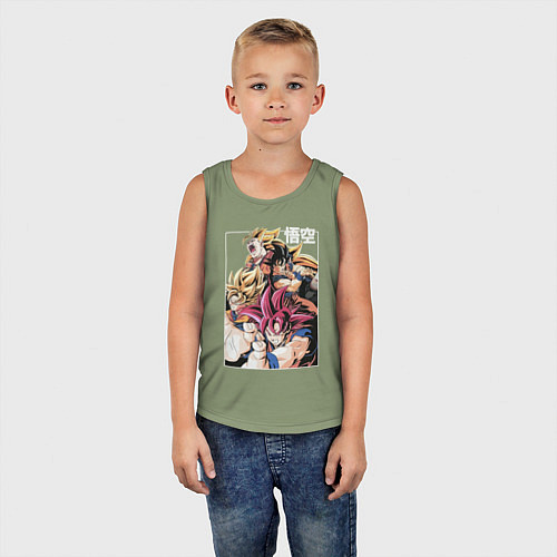 Детская майка Dragon ball anime / Авокадо – фото 5
