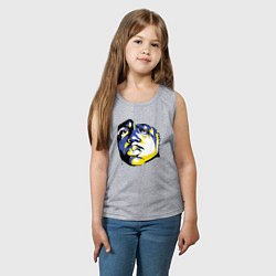 Майка детская хлопок Rapper Notorious BIG, цвет: меланж — фото 2