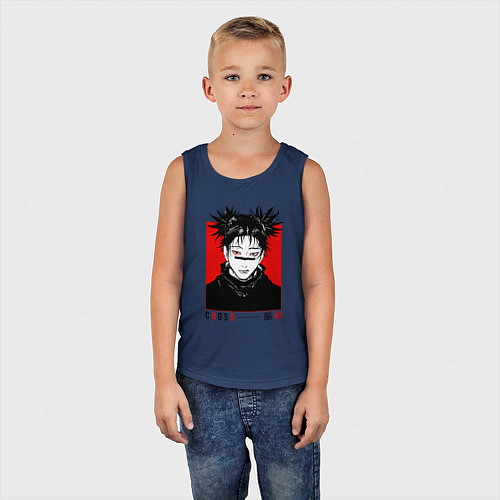 Детская майка Чосо - Магическая битва / Тёмно-синий – фото 5