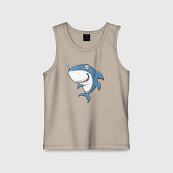 Детская майка Cute shark