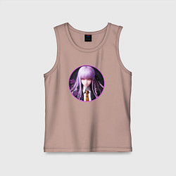 Майка детская хлопок Кёко Киригири: Danganronpa, цвет: пыльно-розовый