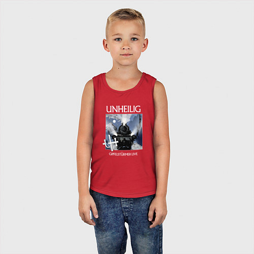 Детская майка Unheilig - Gipfelsturmer live / Красный – фото 5