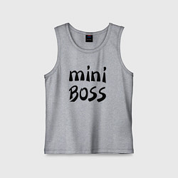 Детская майка Mini boss