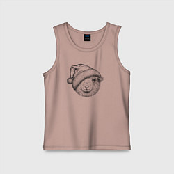 Детская майка Новогодняя овечка