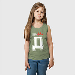 Майка детская хлопок Давид человек с большой буквы, цвет: авокадо — фото 2
