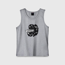 Детская майка Рыбка и космос