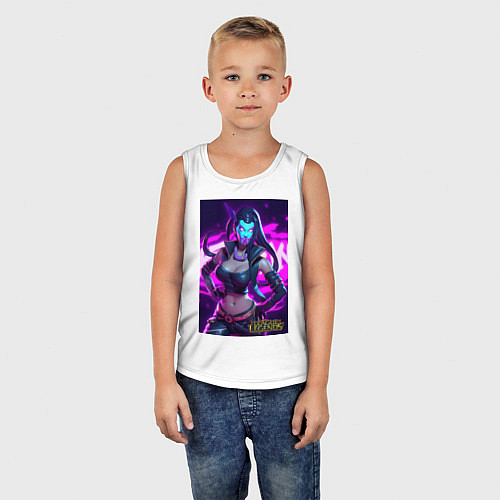 Детская майка League of Legends Akali Kda / Белый – фото 5