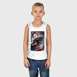 Майка детская хлопок Повелитель Шаллтир Бладфоллен, цвет: белый — фото 2