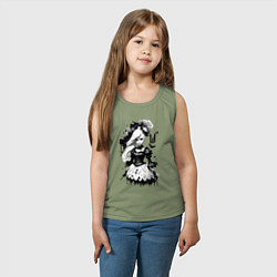 Майка детская хлопок Baby witch - fantasy ai art, цвет: авокадо — фото 2