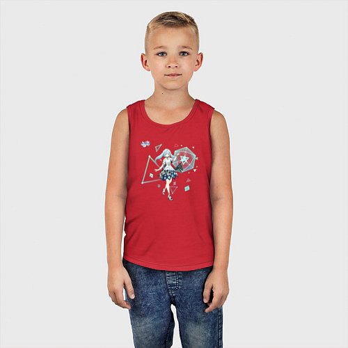 Детская майка Фарузан из Геншин Импакт / Красный – фото 5