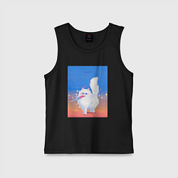 Детская майка Кошечка с ножом на пределе