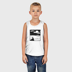 Майка детская хлопок Свирепая дикая душа, цвет: белый — фото 2