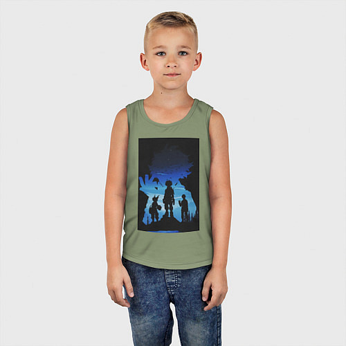 Детская майка Моя геройская академия Идзуку Мидория Кацуки Бакуг / Авокадо – фото 5