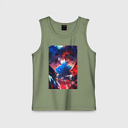 Детская майка Магическая битва Сатору Годзё Сукуна Рёмэн