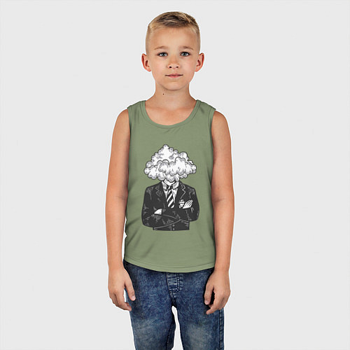 Детская майка Босс туча / Авокадо – фото 5