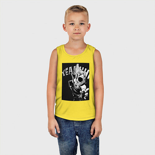 Детская майка Моя геройская академия комментатор / Желтый – фото 5
