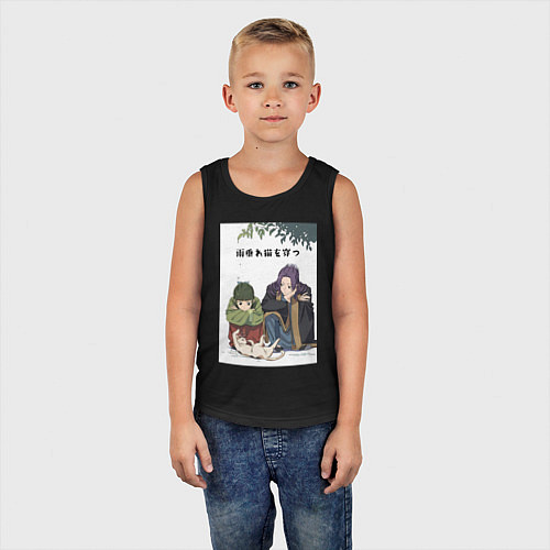 Детская майка Монолог фармацевта Маомао Жэньши / Черный – фото 5