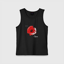 Майка детская хлопок Opium - art, цвет: черный