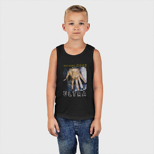 Детская майка Depeche Mode - Ultra hand / Черный – фото 5