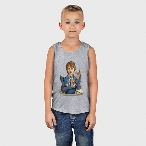 Детская майка Кассандра - RimWorld / Меланж – фото 5