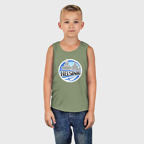 Детская майка Хельсинки / Авокадо – фото 5