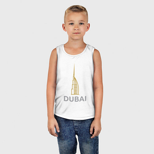 Детская майка Дубай парус / Белый – фото 5